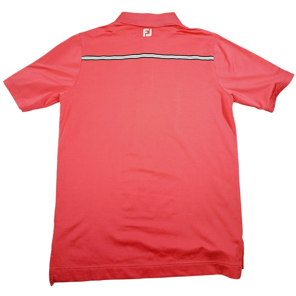 FootJoy Men's Golf Polo Shirt Pink Athletic Fit Size Medium - Picture 2 of 7